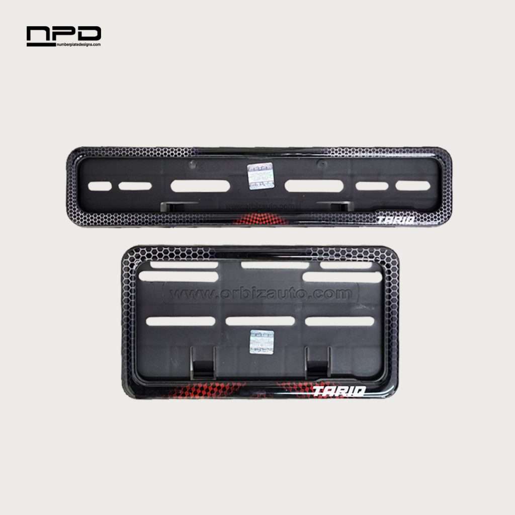 Stylish Bike Number Plate Gel Frame