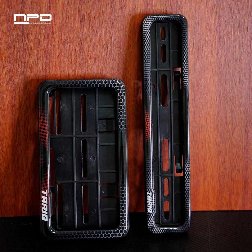 Stylish Bike Number Plate Gel Frame