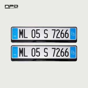 Premium Car Reflective 3D Gel Number Plate