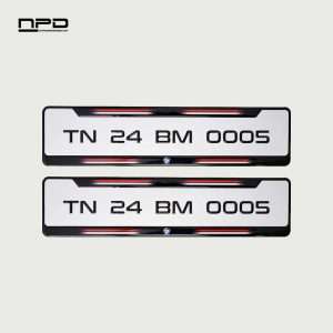 Stylish Car Gel Number Plate