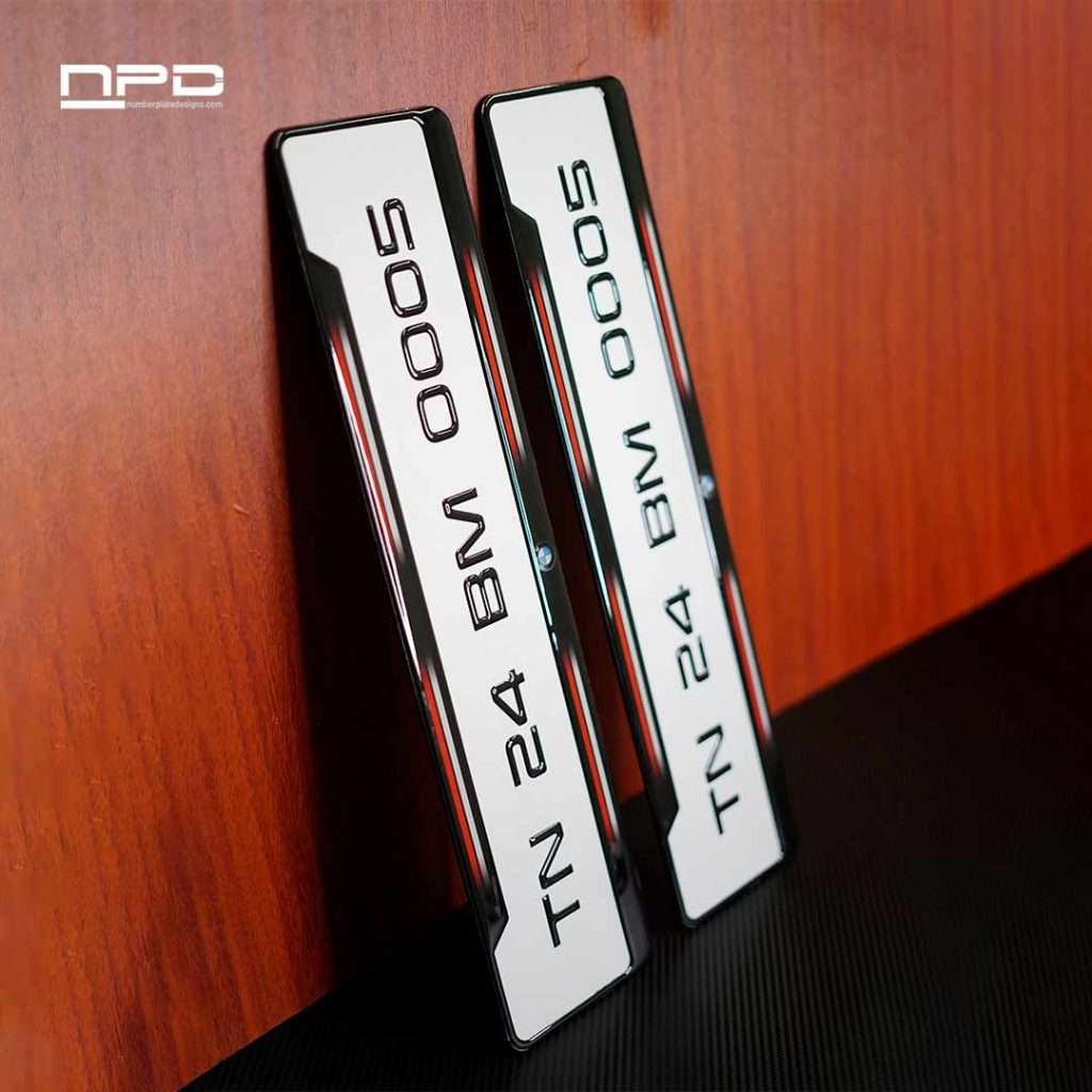 Stylish Car Gel Number Plate