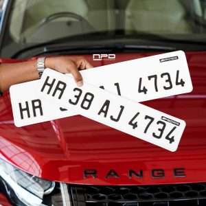 Premium Aluminium Number Plate – Extreme Font