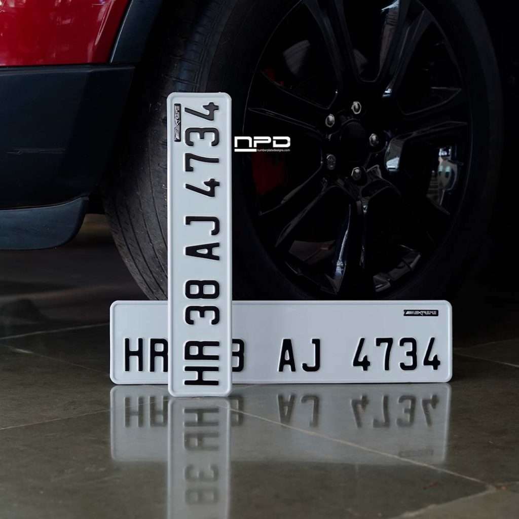 Premium Aluminium Number Plate – Extreme Font