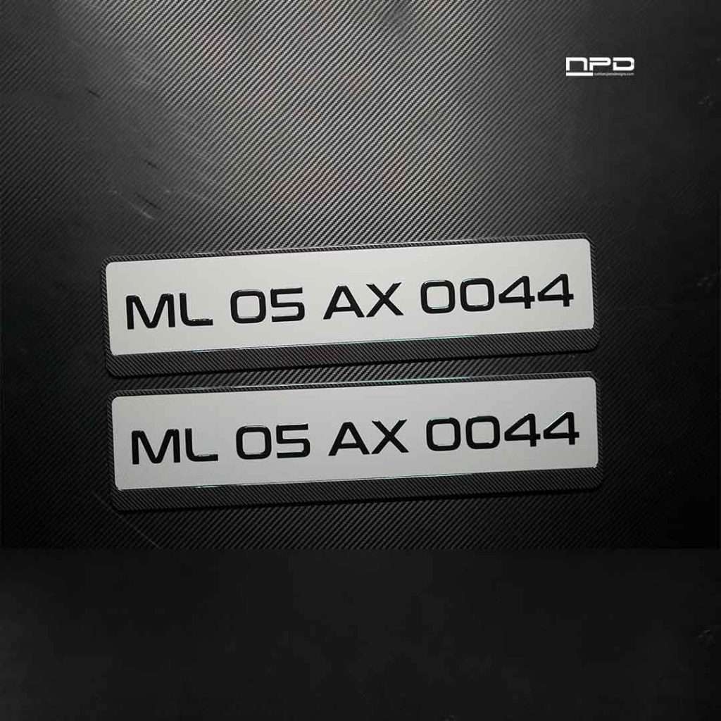 Premium Gel Number Plate For Cars