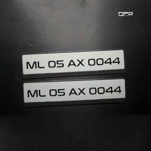 Premium Gel Number Plate For Cars