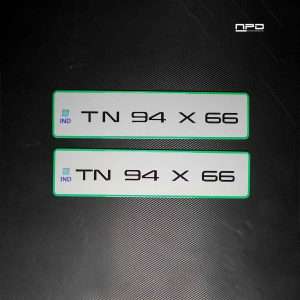 Gel Number Plate For Premium Cars