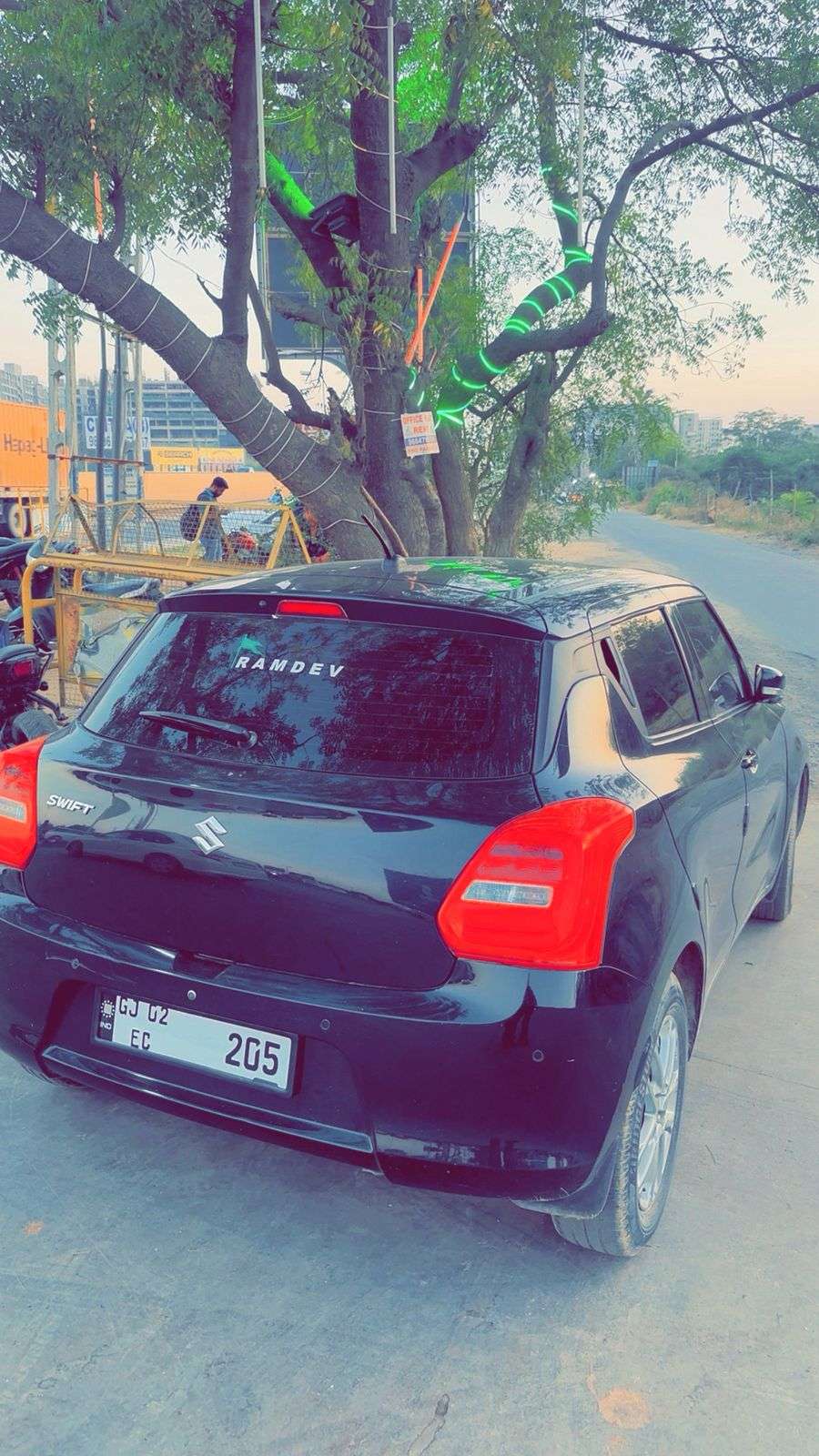 Customer aluminium plate on vehicle 8