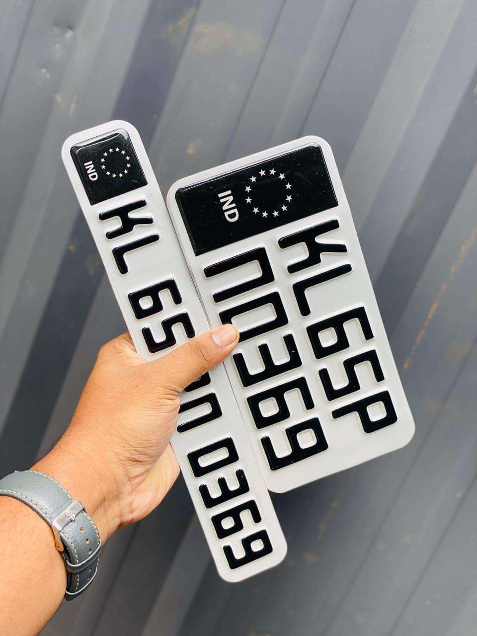 Premium number plates for bikes