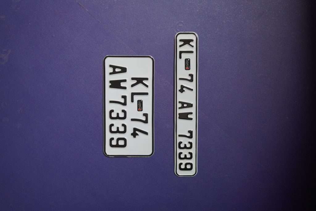 Bike UK  Series Aluminium Plate