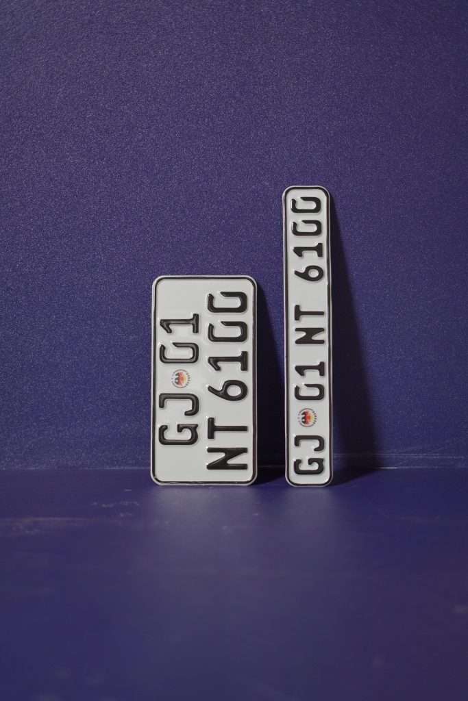 Bike German Series Aluminium Plate