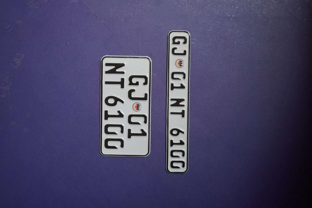 Bike German Series Aluminium Plate