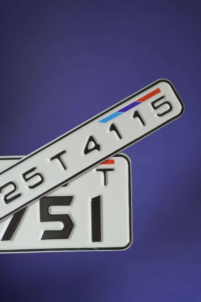 Bike Euro Batman  Series Aluminium Plate