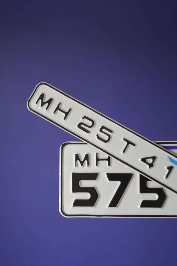 Bike Euro Batman  Series Aluminium Plate