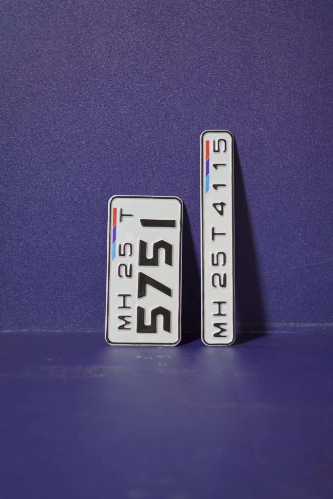 Bike Euro Batman  Series Aluminium Plate