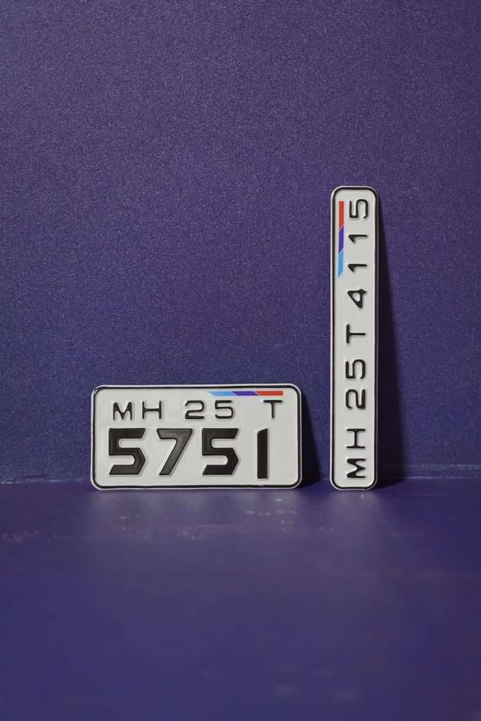 Bike Euro Batman  Series Aluminium Plate